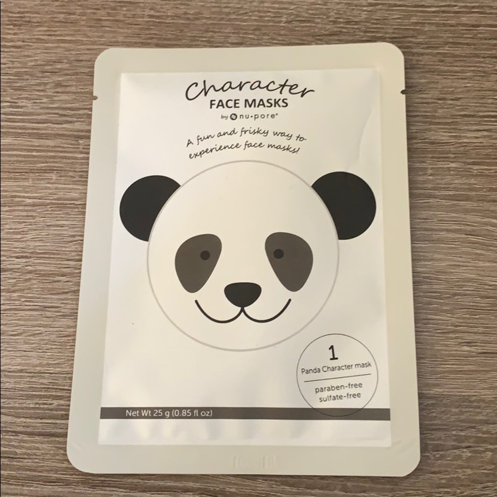 Nu Pore Character Face Mask- Panda